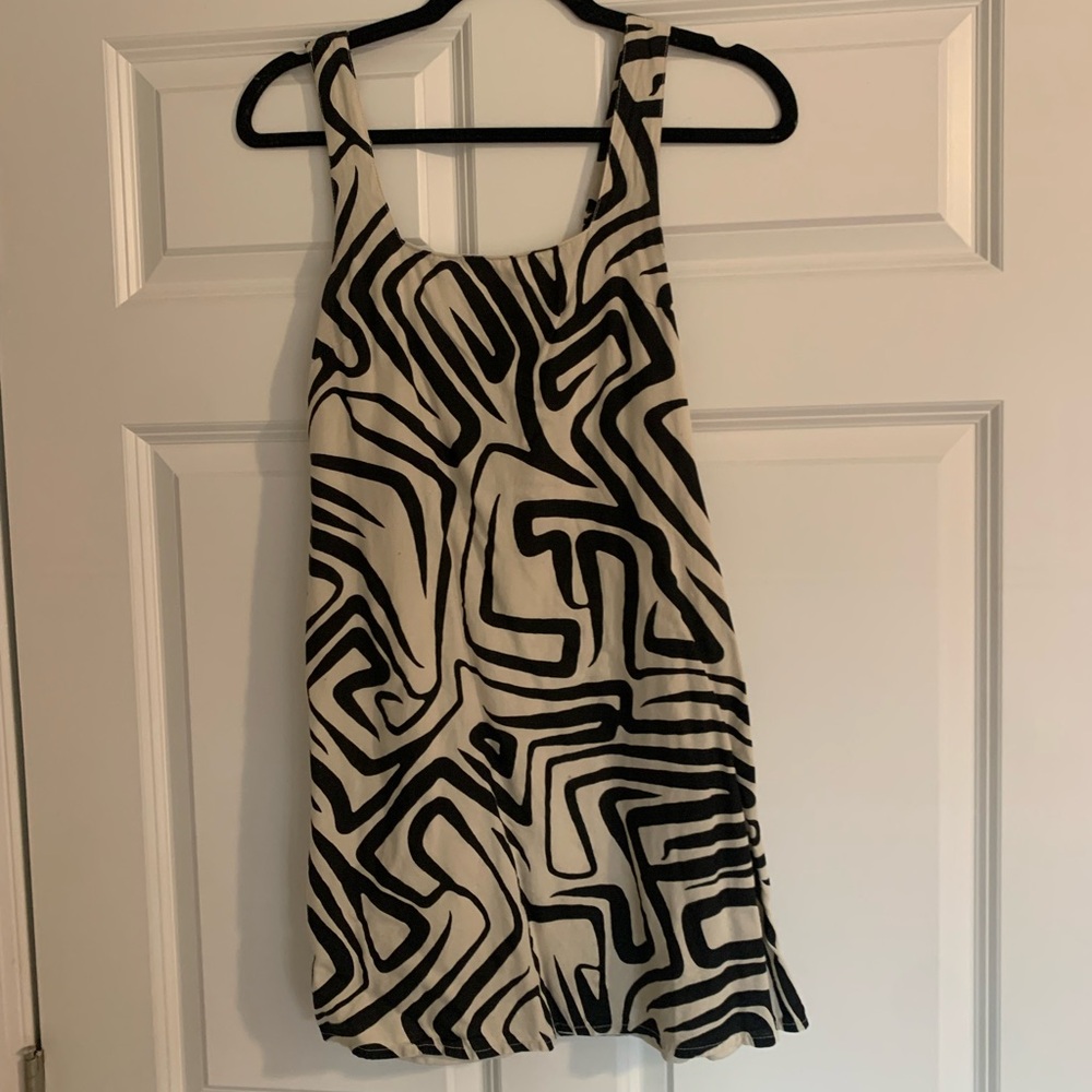 T.J.Maxx Black and White Mini Dress